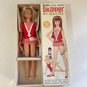 Barbie Skipper Barbie’s Little Sister/With Stand Tags Attached - Stock No. 0950
